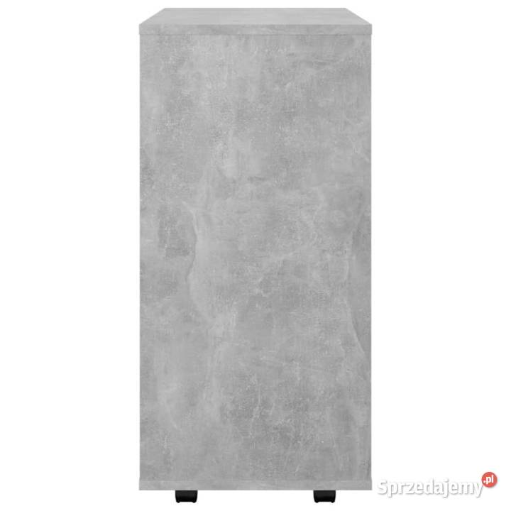 vidaXL Szafka na kółkach szarość betonu 60x35x75 mazowieckie Warszawa