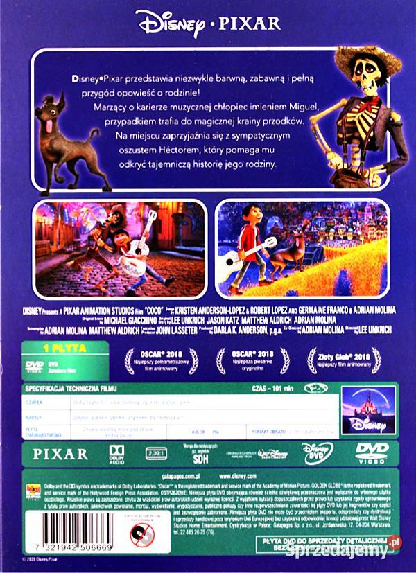 COCO DISNEYPIXAR Kalisz