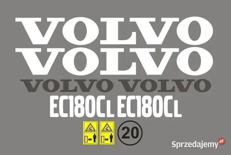 Naklejki naklejka oklejenie VOLVO EC180CL Karoseria