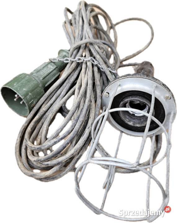 Lampa warsztatowa kanałowa wojskowa 12m przewodu
