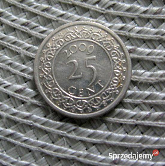 Surinam 25 Cent 2009r Numizmatyka wielkopolskie