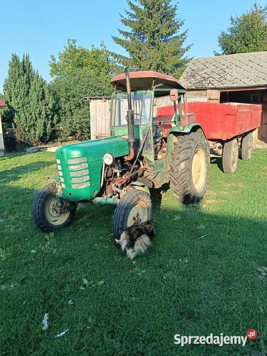 Sprzedam ciągnik z przyczepą lubelskie Wirkowice Drugie