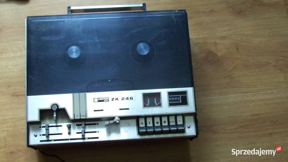magnetofon szpulowy unitra ZK 246 retro sprzedam