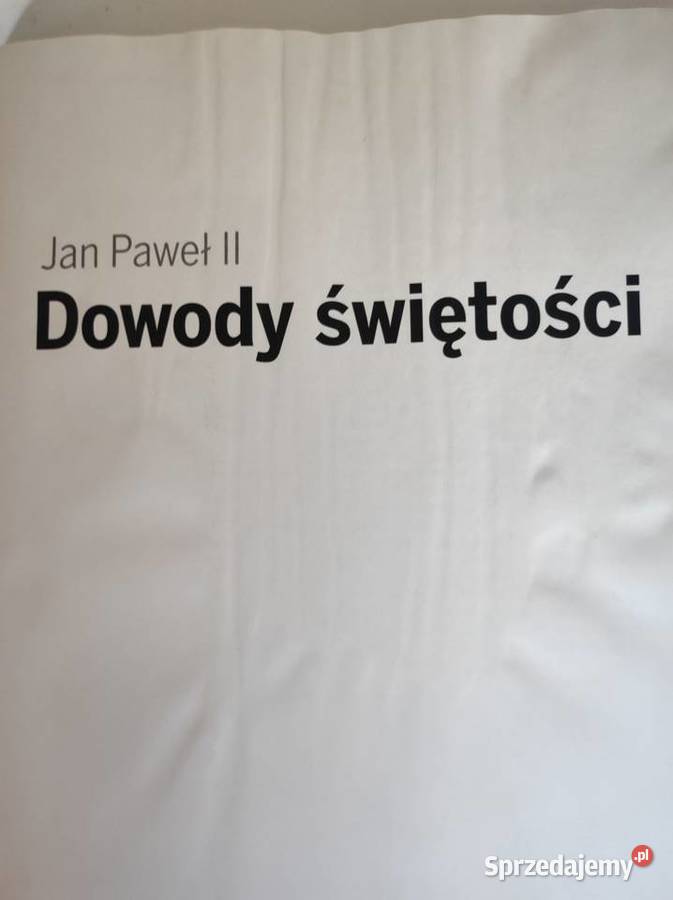 album fotograficzny papież Jan Paweł II Dowody Kielce