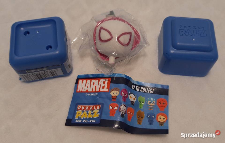 Spiderman Gumka Puzzle Palz Marvel Zabawka Czeladź