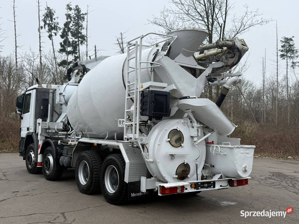 Betoniarka z pompa do betonu Mercedes pierwszy właściciel mazowieckie Warszawa