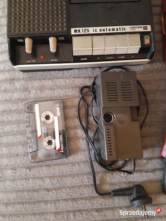 Magnetofon kasetowy Unitra MK125 Automatic 1970r śląskie Ruda Śląska