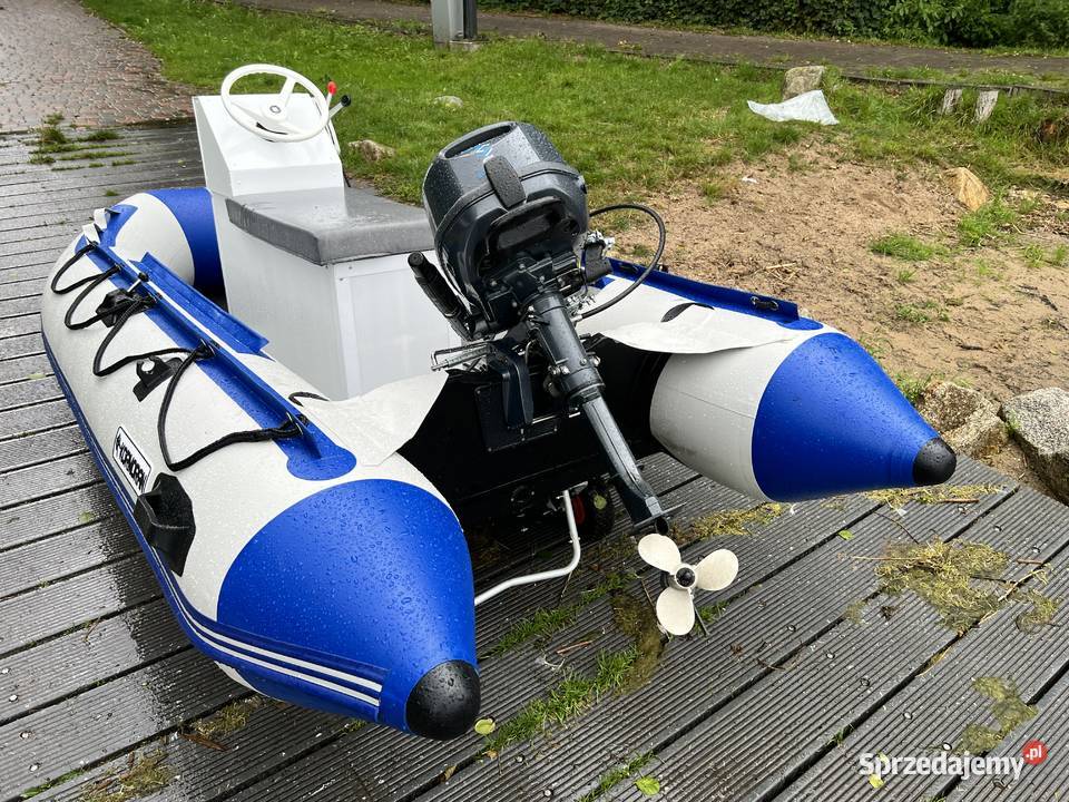 RIB ze sterówką i silnikiem nowy zestaw na Gdynia