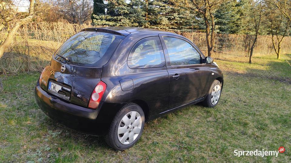 Nissan Micra K12 15 Diesel 2003r Ważne opłaty Włocławek
