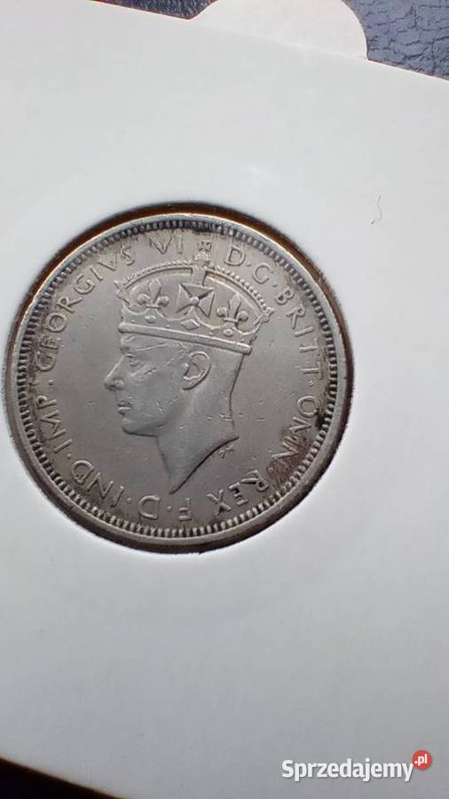 Stare monety 3 pens 1939 Brytyjska Afryka podkarpackie Lesko