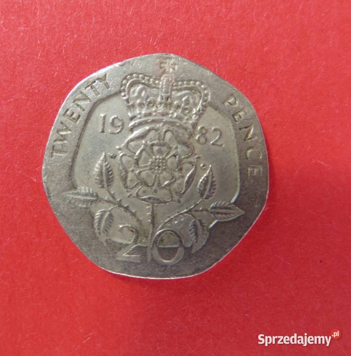20 pence Elisabeth II r1982 Poznań sprzedam