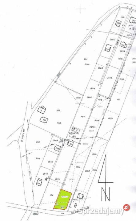 Stadła działka budowlana uzbrojona sprzedaż bez