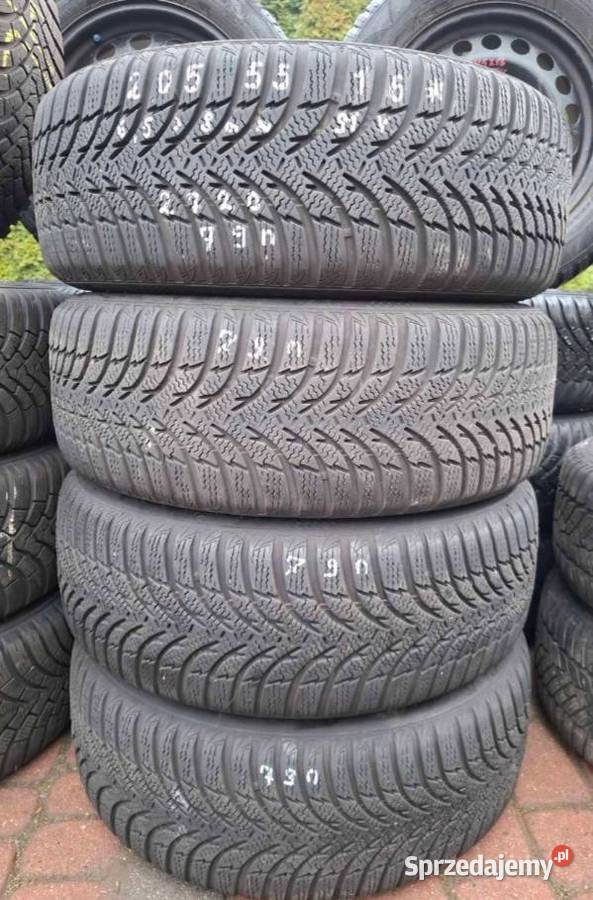 4x Opona zimowa Kumho WinterCraft WP51 20555R16 Samochodowe Samochodowe Skołoszów sprzedam