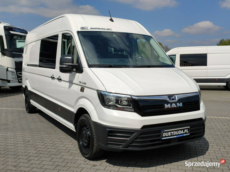 Volkswagen Crafter Man TGE 3.140 7-OSÓB DOKA BRYGADÓWKA Praktycznie ...