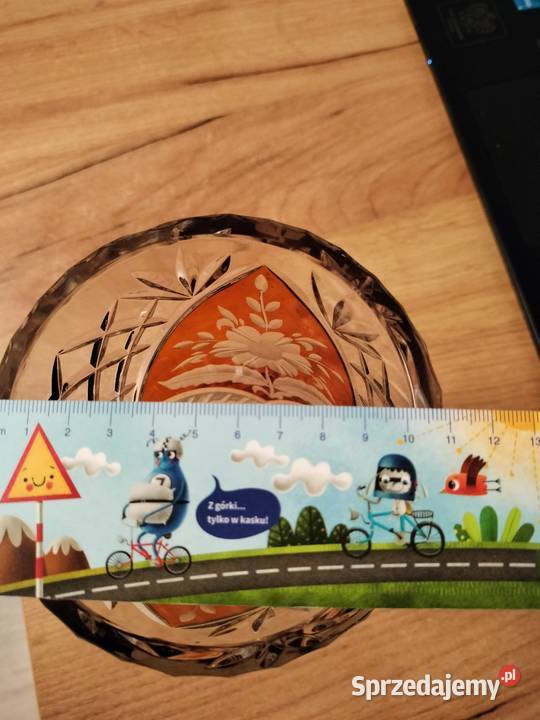 Kryształowy wazon 21 wysokość PRL Choszczno
