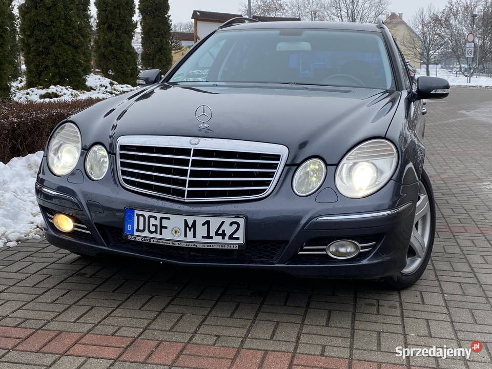 Mercedes Eklasa w211 lift 2009r Avantgarde 30CDI szyberdach Wrocław