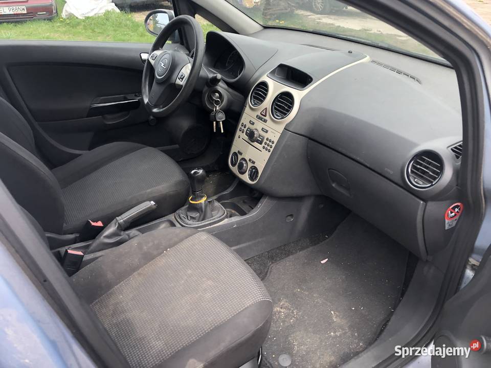 CORSA 5 DRZWI 12b moc 80 Wspomaganie Elektryczne Łódź sprzedam