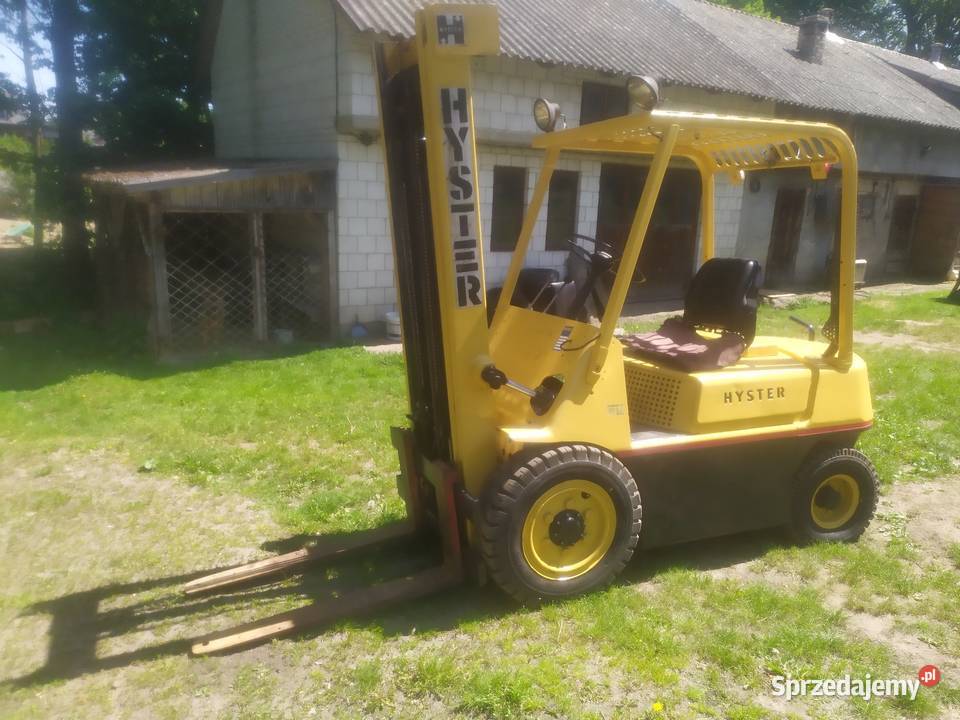 Wózek widłowy sztaplarka hyster automat Perkins diesel świętokrzyskie Złota Woda