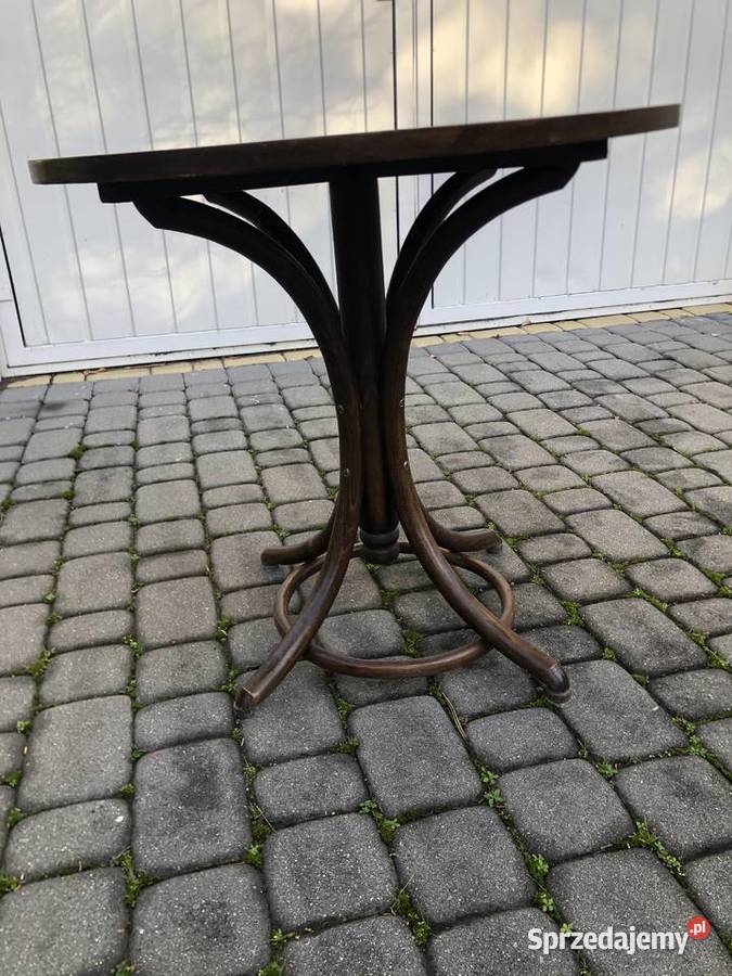 Okrągły stolik ZPM Radomsko z czasów PRL Vintage