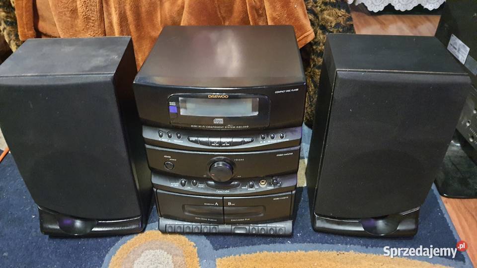 Wieża Daewoo AMI330 z głośnikami radio FM AUX Lublin
