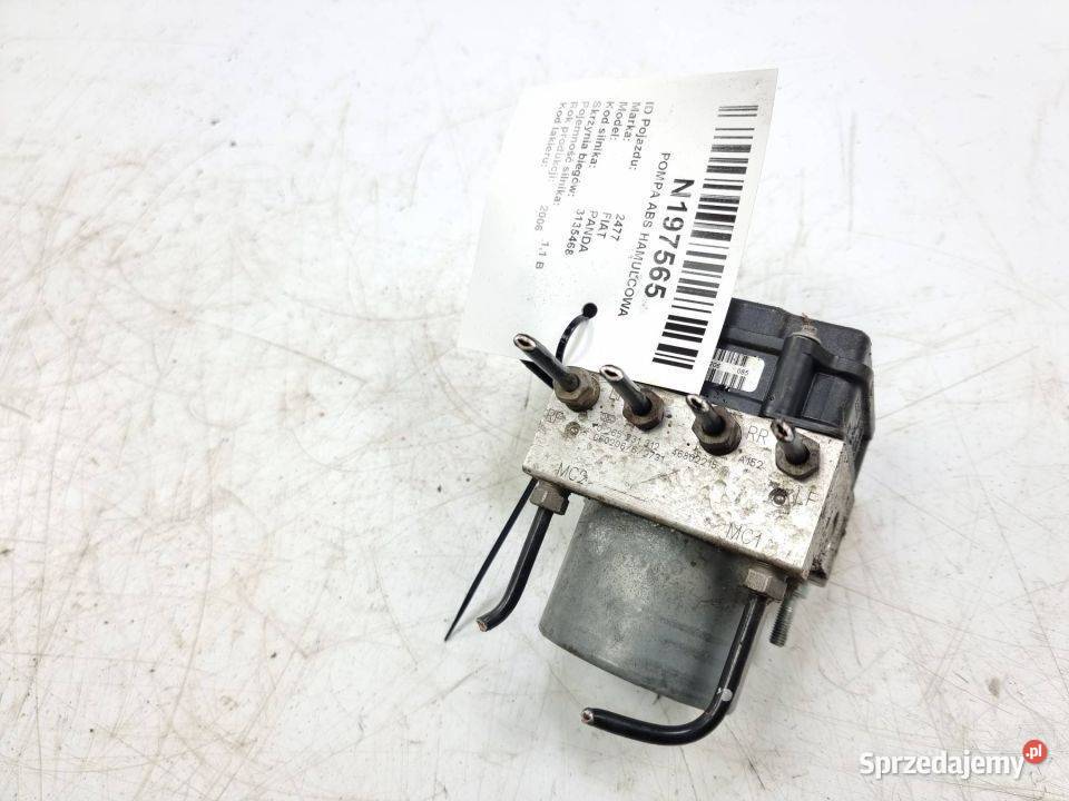 POMPA ABS HAMULCOWA FIAT PANDA 46802215 osobowe Lipno