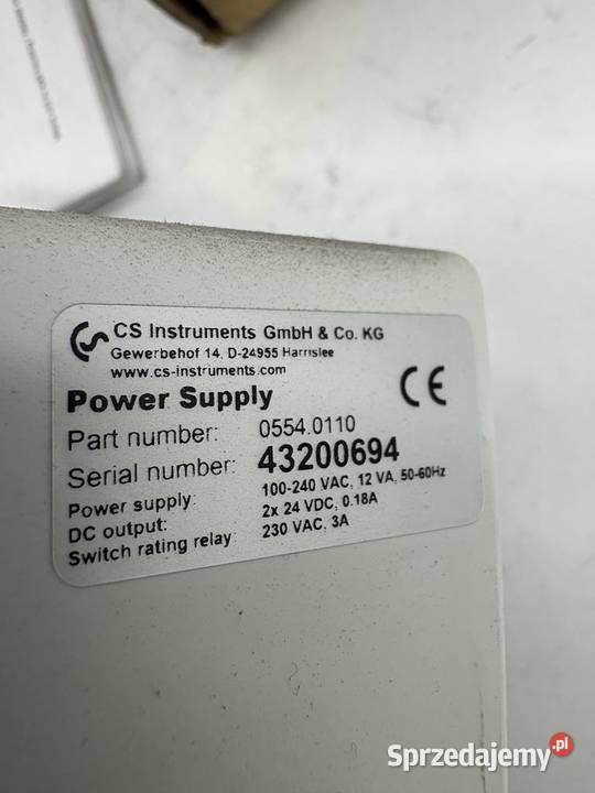 CS Instruments 05540110 Power Supply Warszawa