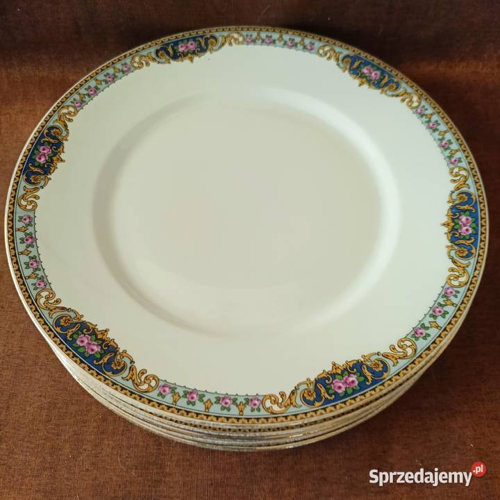 Talerze płytkie LIMOGES FRANCJA 5 Mikołów