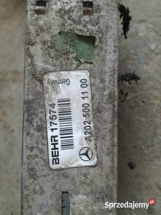 Intercooller chłodnica powietrza Mercedes w202 osobowe Kosarzew-Stróża sprzedam