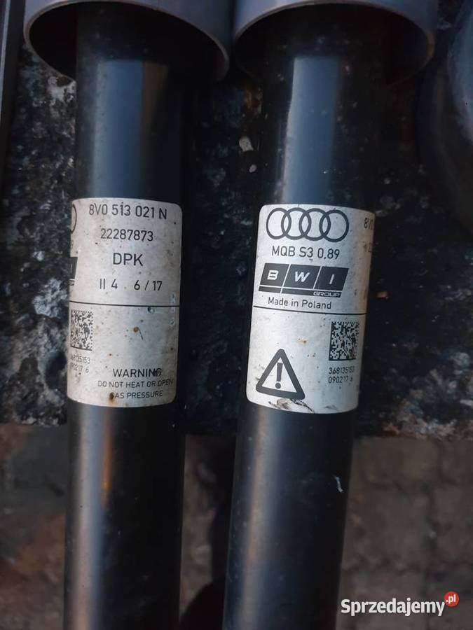 Zawieszenie magnetic ride dcc vw audi a3 s3 rs3 Wągrowiec
