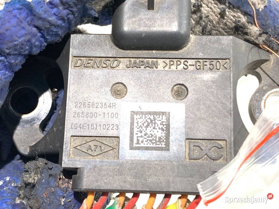 CZUJNIK TEMPERATURY SPALIN RENAULT KANGOO II osobowe sprzedam