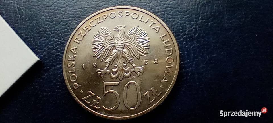 Stare monety 50 złotych 1983 Łukasiewicz PRL Lesko