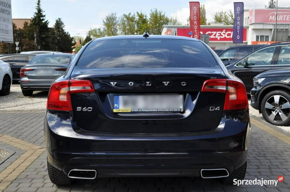 Volvo S60 Volvo S60 D4 190 163 Dynamic bluetooth Warszawa