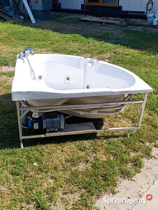Wanna narożna POOLSPA z hydromasażem 142x142 mazowieckie Góra Kalwaria