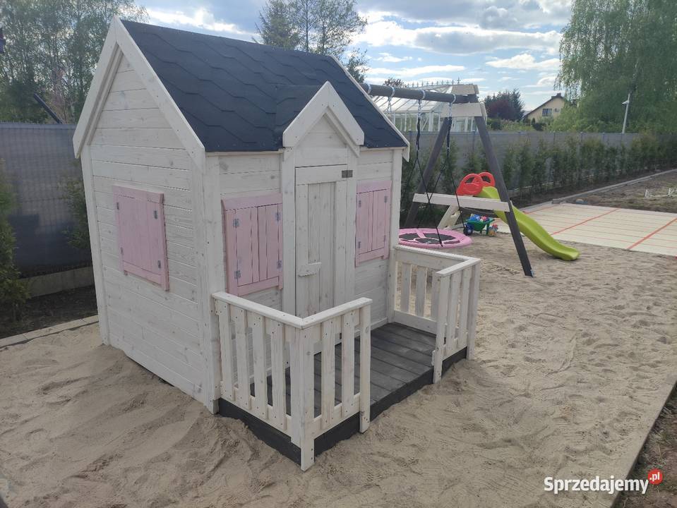 Plac zabaw huśtawka piaskownica ślizg Zabawki ogrodowe Poznań