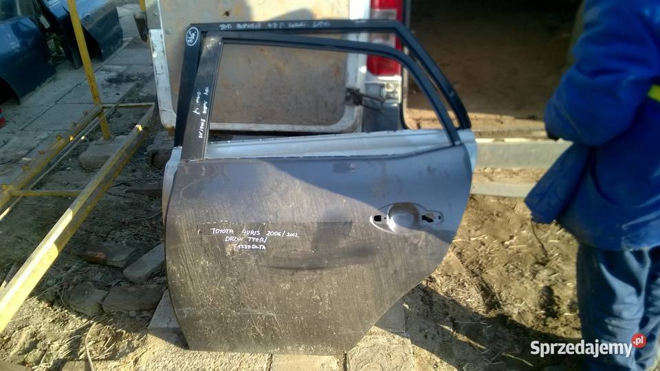 TOYOTA AURIS 2006 10 2012 DRZWI LEWE TYŁ dolnośląskie
