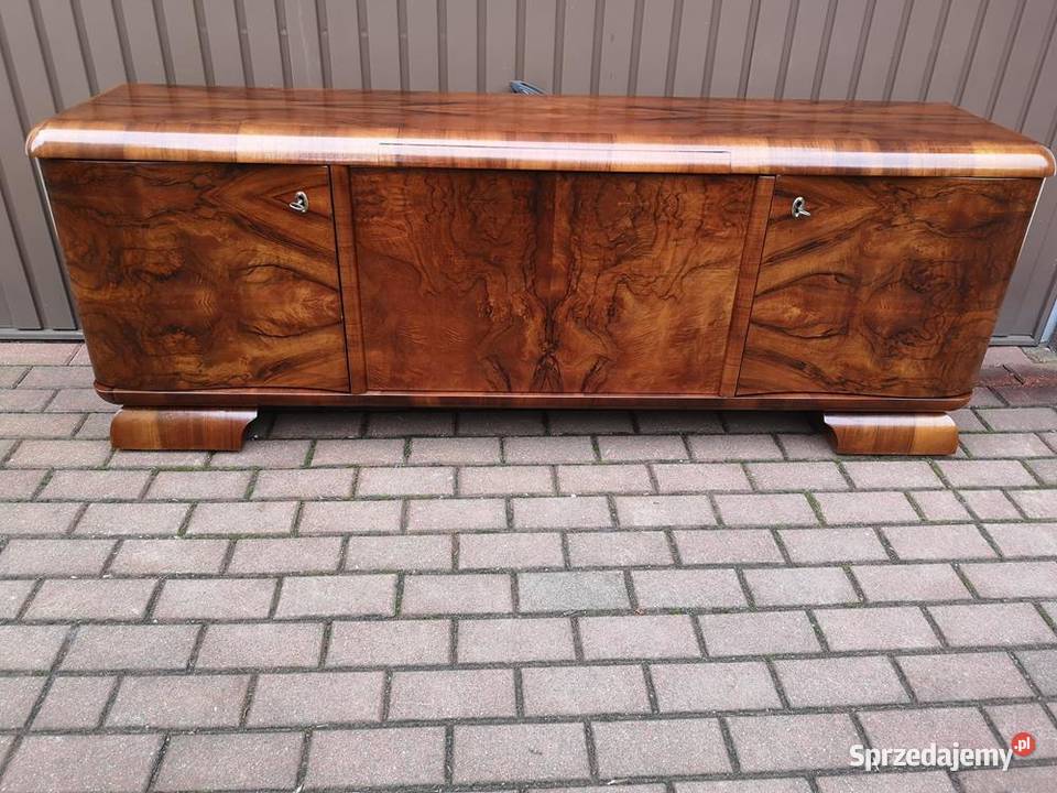 Komoda ARTDECO Orzech RTV Niska 181 Zgrabna Swarzędz