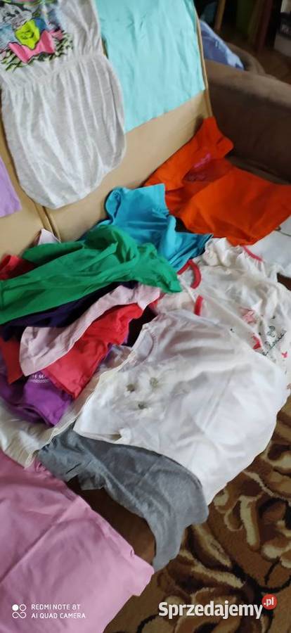 Bluzka z krótkim rękawem dziewczynki 122 128 Poznań