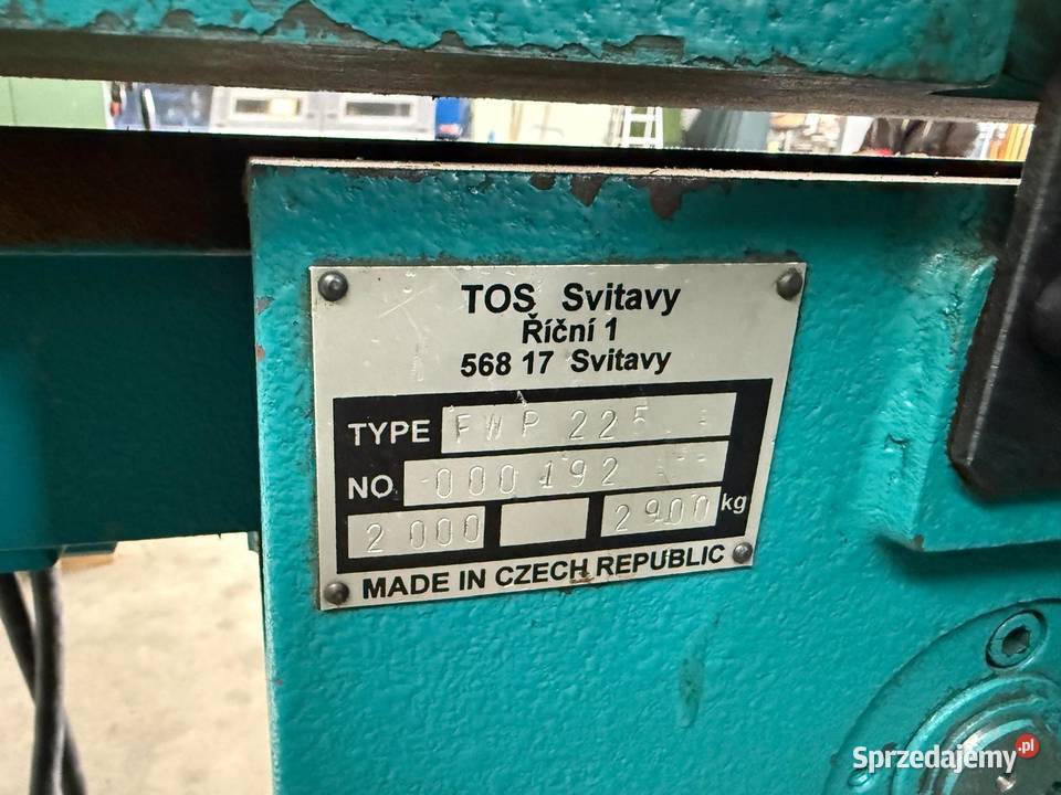 Strugarka 4stronna TOS SVITAVY 5 głowicowa Wejherowo