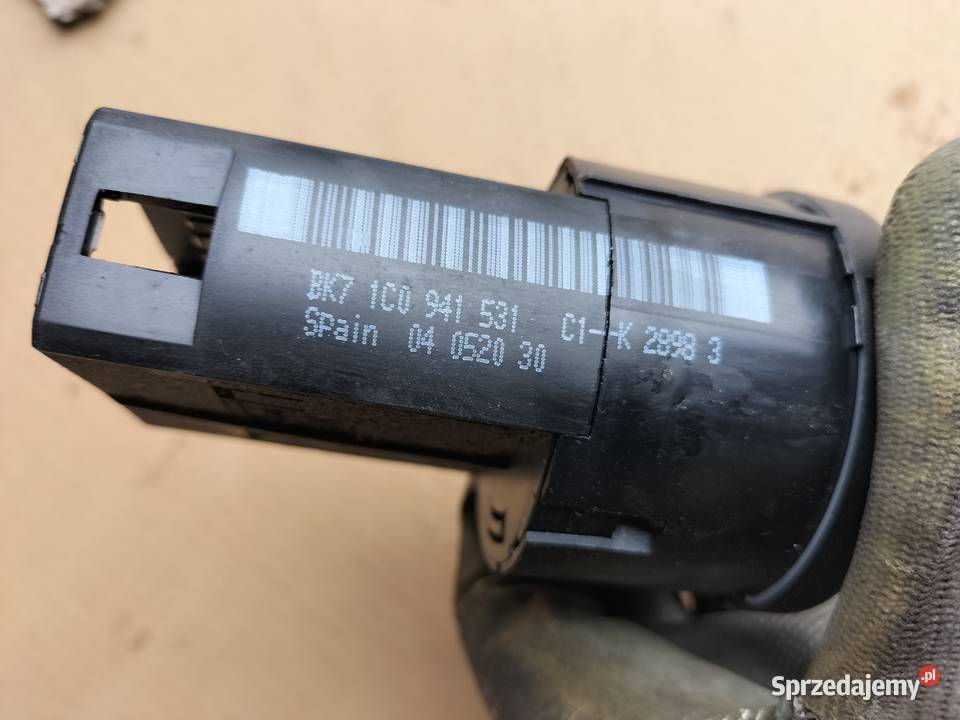 VW LUPO WŁĄCZNIK WYŁĄCZNIK ŚWIATEŁ 1C0941531 osobowe Panele sterowania, przełączniki Kamień-Kolonia