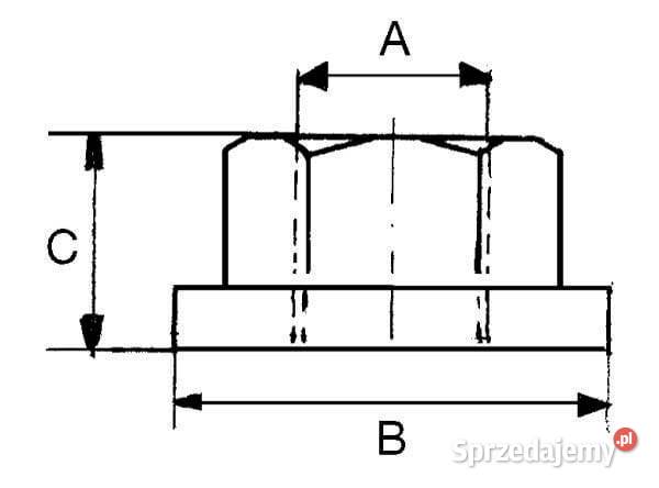 Nakrętka śruby koła stalowa M16x15 ADR 903D16