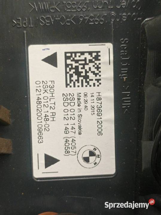 LAMPA TYŁ W KLAPĘ PRAWA KOMBI TOURING