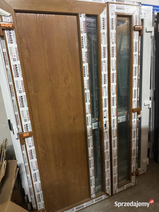 Drzwi PCV 125x210 140x210 160x210 180x210 szybka