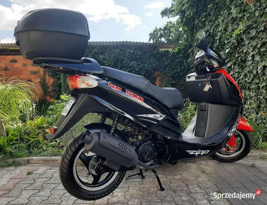 Zadbany duży mocny skuter Zipp GP500 4t 5080 Tuczno