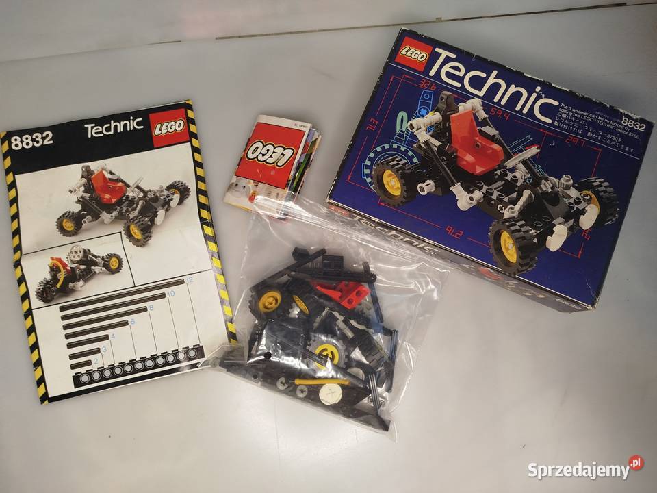 Zabytkowy Zestaw LEGO Technic 8832 Roadster