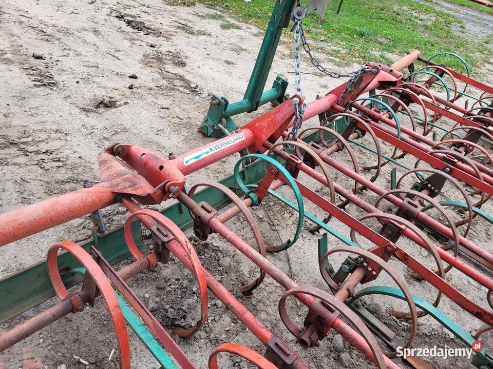 Agregat uprawowy kverneland 45m z wałami i włóką Wąbrzeźno