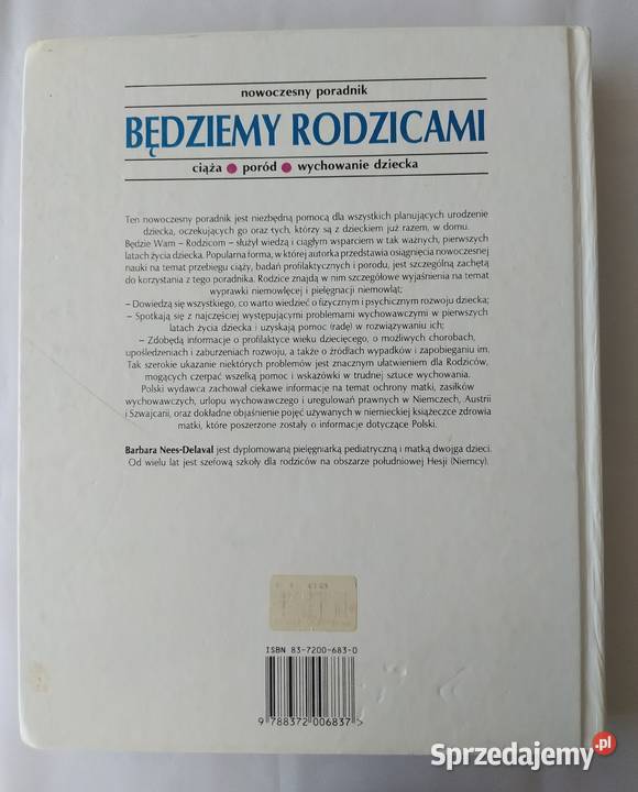 BĘDZIEMY RODZICAMI Barbara NeesDelaval poradnik Hajnówka