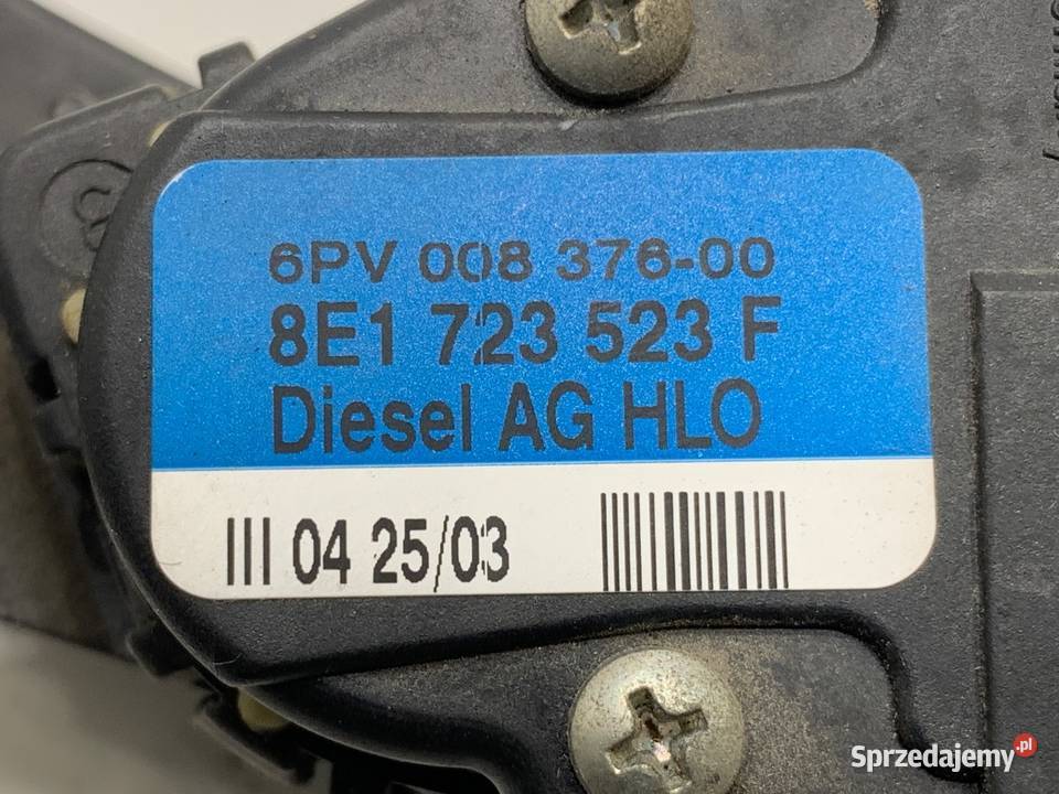 POTENCJOMETR GAZU AUDI A4 B6 8E1723523F 25 180 Potencjometry podkarpackie