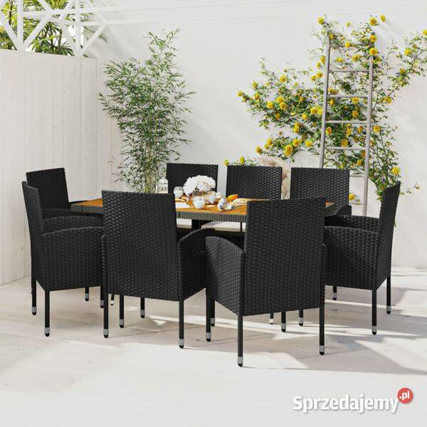 vidaXL 9częściowy zestaw mebli ogrodowych mazowieckie Warszawa