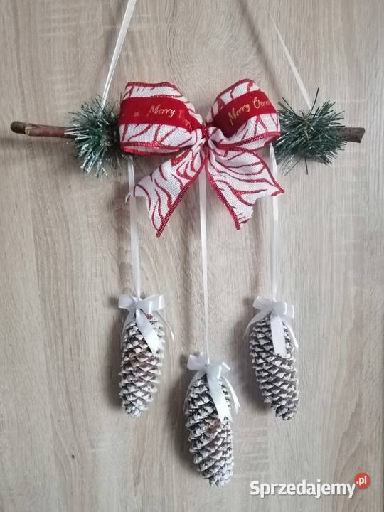 Zawieszki świąteczne z naturalnymi szyszkami Katowice