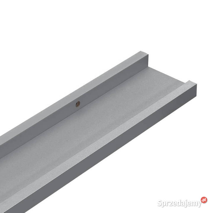 Półki ścienne na zdjęcia 2 szare 60x9x3 MDF